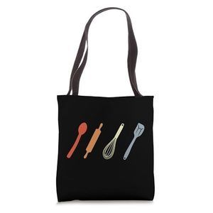 Vintage Baking Tools Sketch Baking Lover Pastry Tote Bag o_o